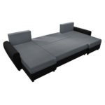 Canapea universală, gri/negru, DAKAR NEW U - imagine 3