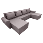 Canapea universală, gri-bej Taupe, DAKAR NEW U - imagine 2