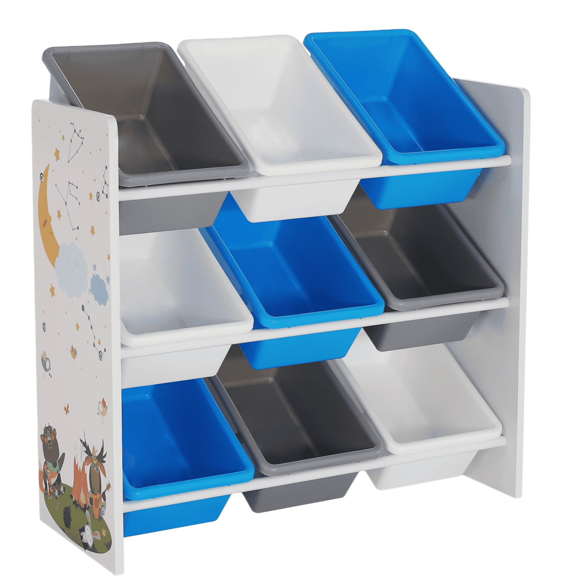 darling-typ3 Organizator/raft pentru jucării, multicolor/model, DARLING TIP 3 - imagine 1