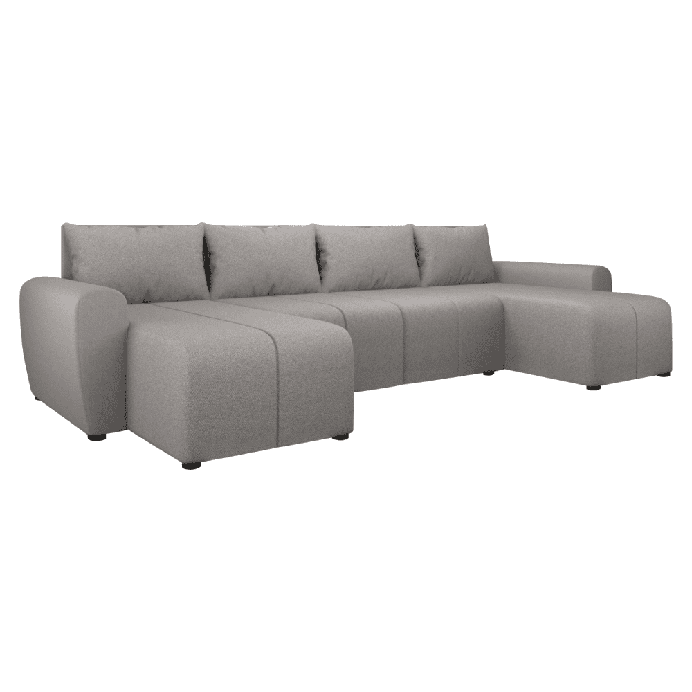 delin-u-roh-siva-01 Set canapea universală, gri, DELIN U UNI - imagine 1