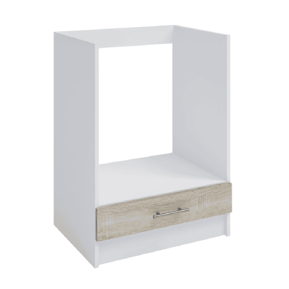 dolna-skrinka-biela-fabiana-dolna Dulap inferior, stejar sonoma/alb, FABIANA S - 60KU - imagine 1