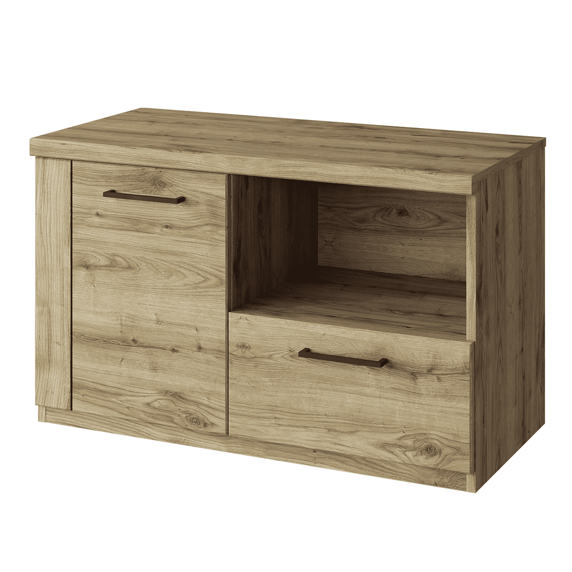 dorsi-bot-1d1s-01-min Dulap de pantofi 1D1S, stejar navarra, DORSI - imagine 1