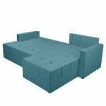 Set canapea universală petrol, DUAN ROH - imagine 2