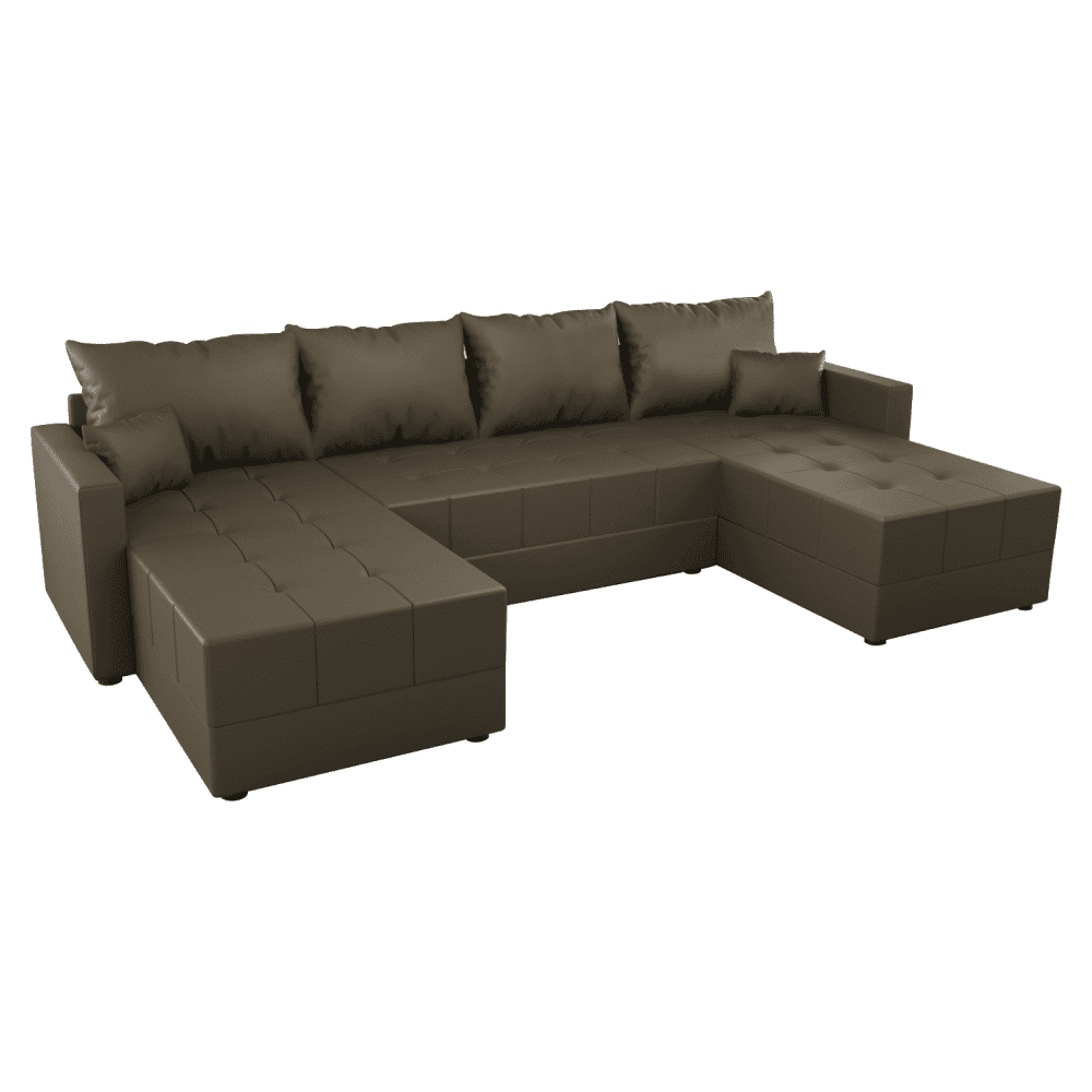 duan-u-roh-sedacka-hneda-01 Set de canapea universală, maro, DUAN U UNI - imagine 1