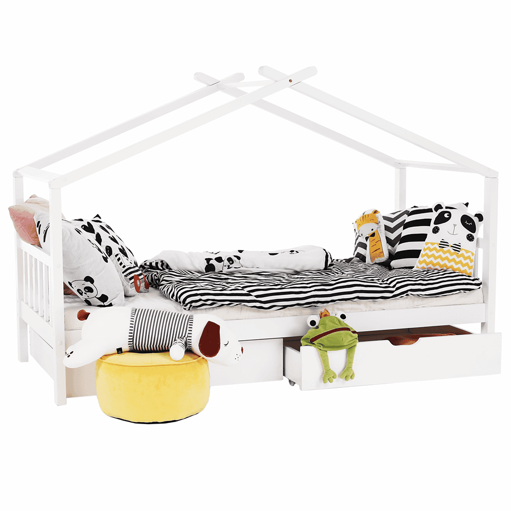 elisia-01 Pat cu 2 recipiente, alb, ELISIA - imagine 1