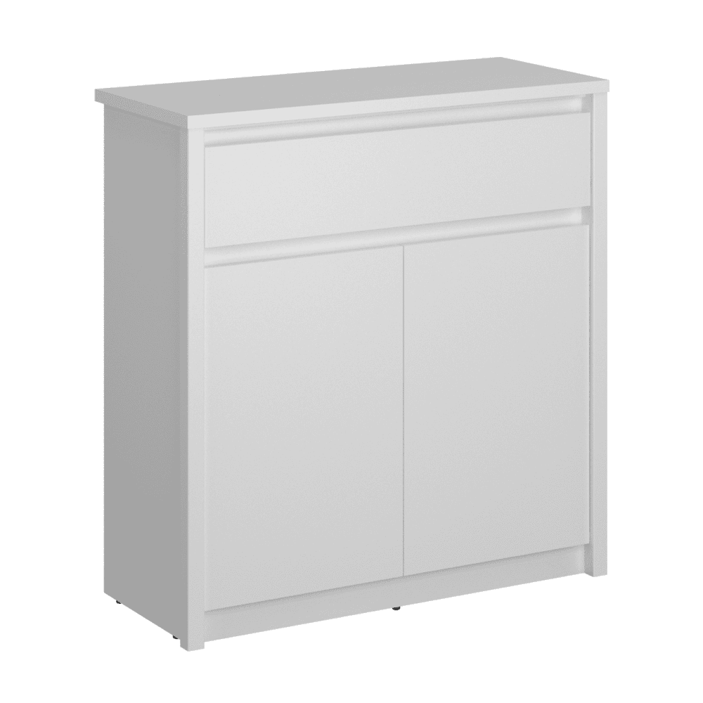 erodin-2d1s-komoda-hlavna Comodă 2D1S, albă, ERODIN - imagine 1