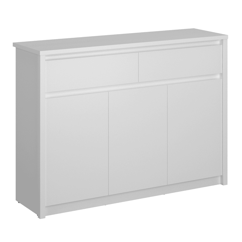 erodin-3d2s-komoda-hlavna Comodă 3D2S, albă, ERODIN - imagine 1