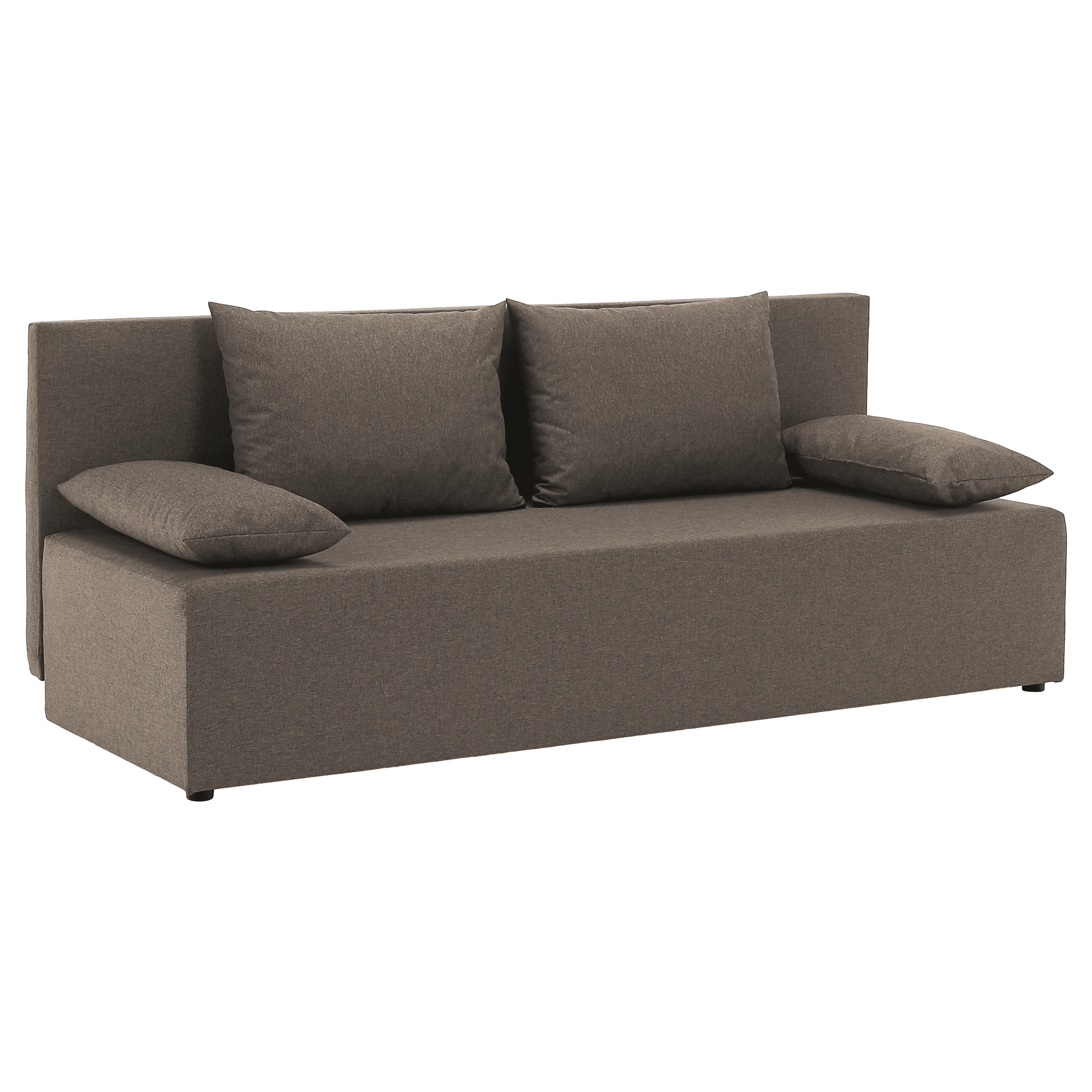 eugi-pohovka-hneda-01 Canapea extensibilă, maro, EUGI - imagine 1