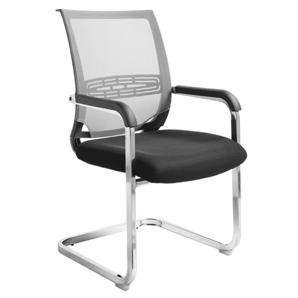 faje-stolicka-siva-0 Scaun de conferinţe, negru/gri, FAJE - imagine 1