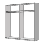 Set dormitor (pat 180x200 cm), stejar sonoma/ alb, GABRIELA NEW - imagine 8