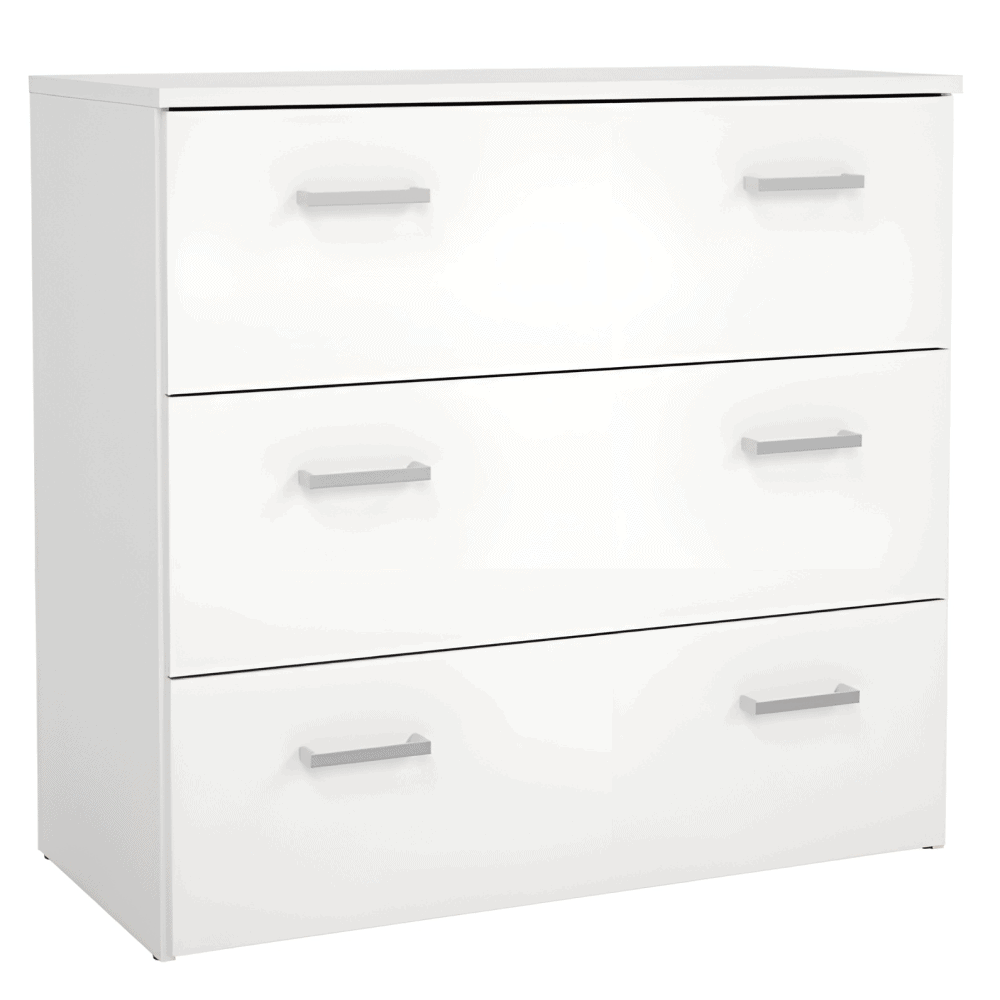 garbo-komoda-biela-01 Comodă, alb, GARBO 3 - imagine 1