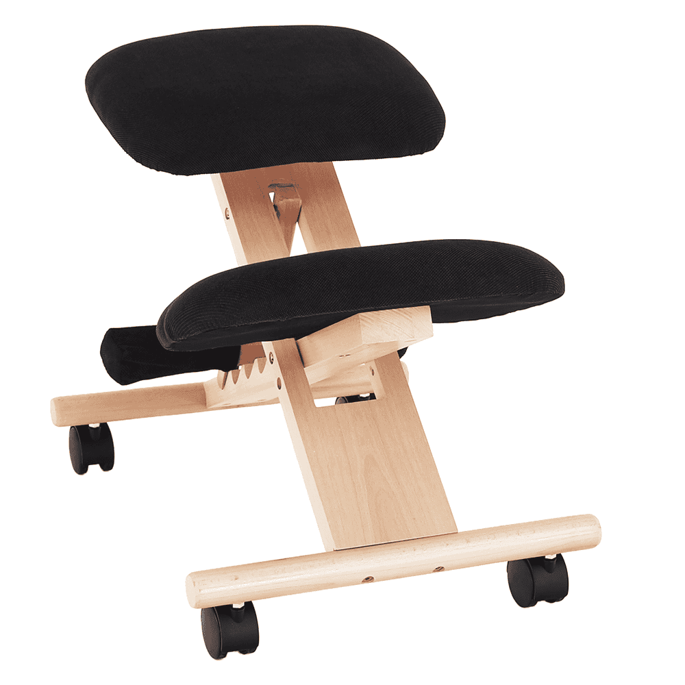 groco-01 Scaun genunchi ergonomic, negru / fag, GROCO - imagine 1