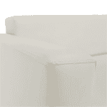 Canapea 2 locuri, piele ecologică bej, HOMKER - imagine 9