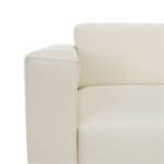 Canapea 2 locuri, piele ecologică bej, HOMKER - imagine 7