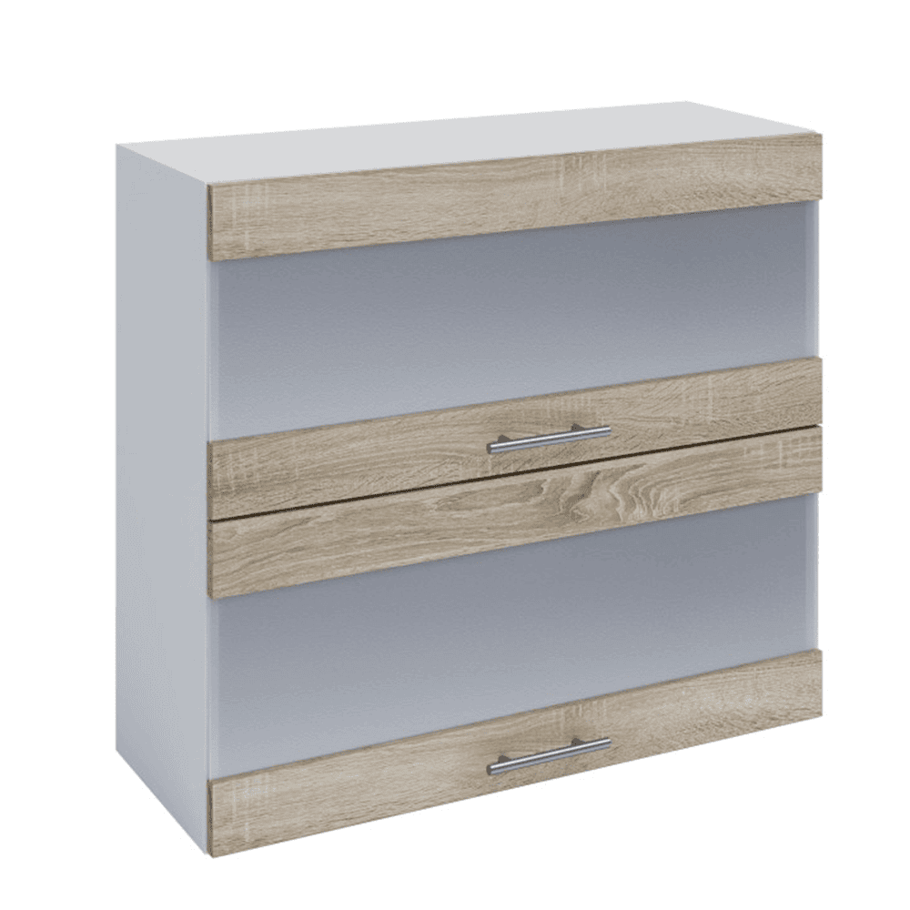 horna-skrinka-dub-sonoma-biela-fabiana-w8k2s-hlavna Dulap superior, stejar sonoma/alb, FABIANA W80K2S - imagine 1