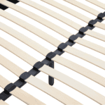 Pat cu somieră, 160x200, ţesătură Velvet bej, ISADORA - imagine 6