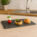 Platou servire Atmosphera din ardezie, 32x24 cm, negru Mob360 - imagine 5