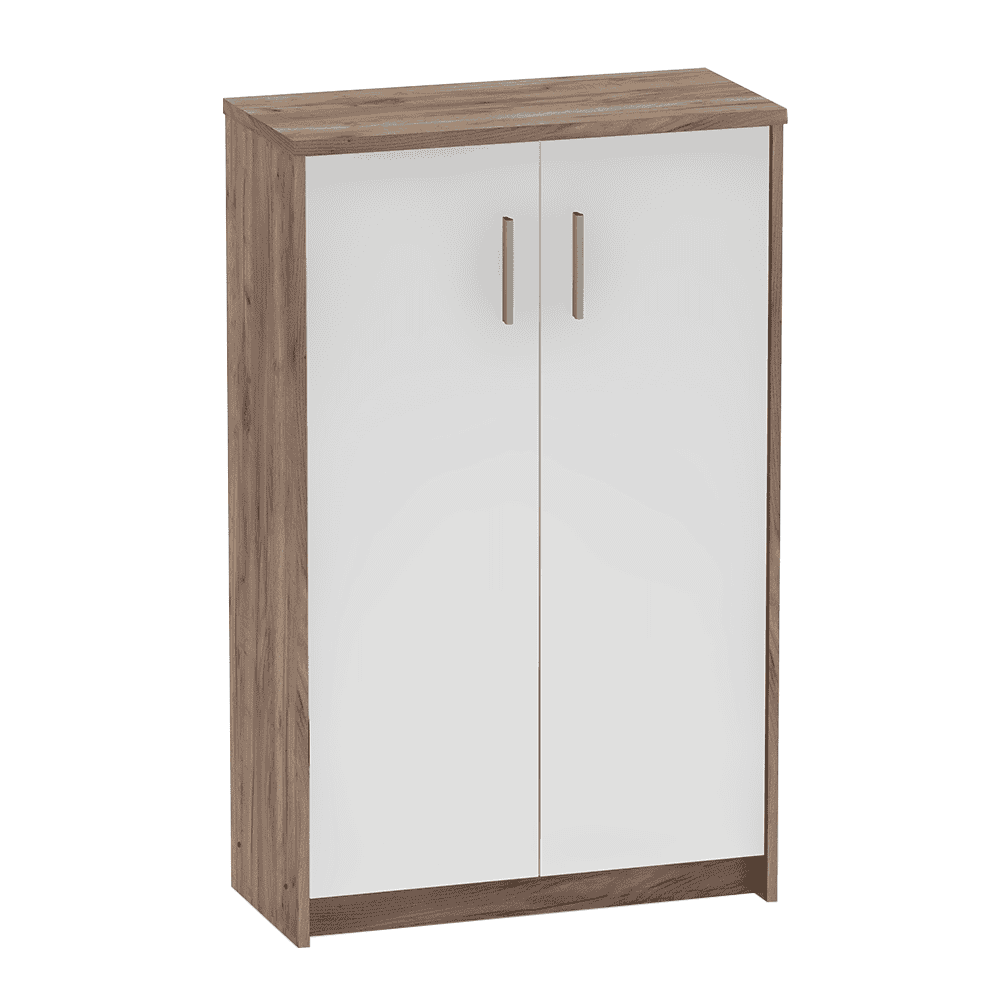 johan-2-new-kanc-skrina-kraft-13 Dulap de birou, kraft dunkel/alb, JOHAN 2 NEW 13 - imagine 1