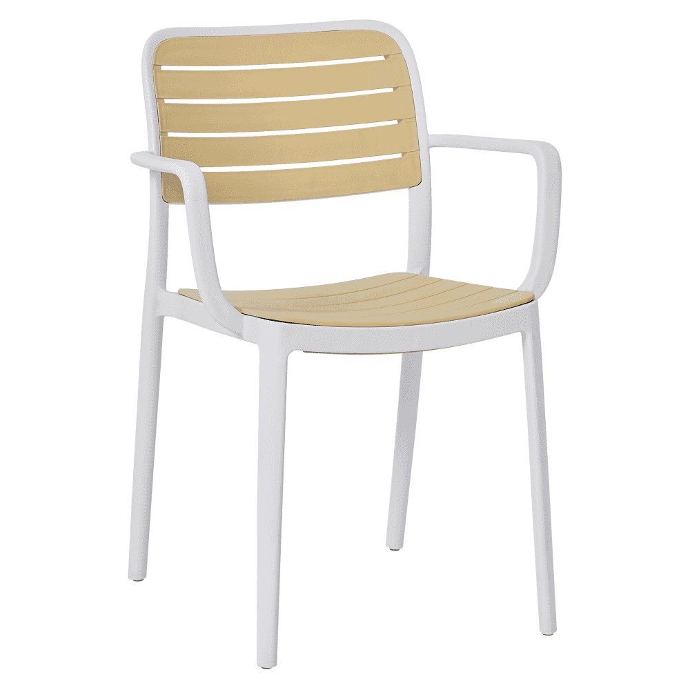 kardos-typ-2-stolicka-biela-01 Scaun stivuibil, alb/bej, KARDOS TYP 2 - imagine 1