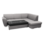 Set canapea, gri, dreapta, KENAI ROH - imagine 3