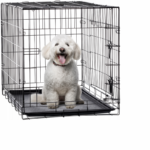 Cusca metalica pentru caine XL, pliabila, cu tava detasabila si maner, 91x57x63 cm, negru Mob360 - imagine 7