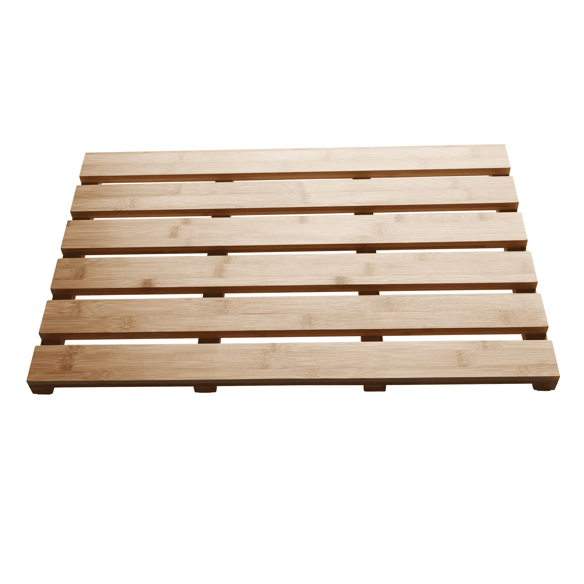 klera-01 Covor antiderapant pentru baie, bambus natural lăcuit, KLERA - imagine 1