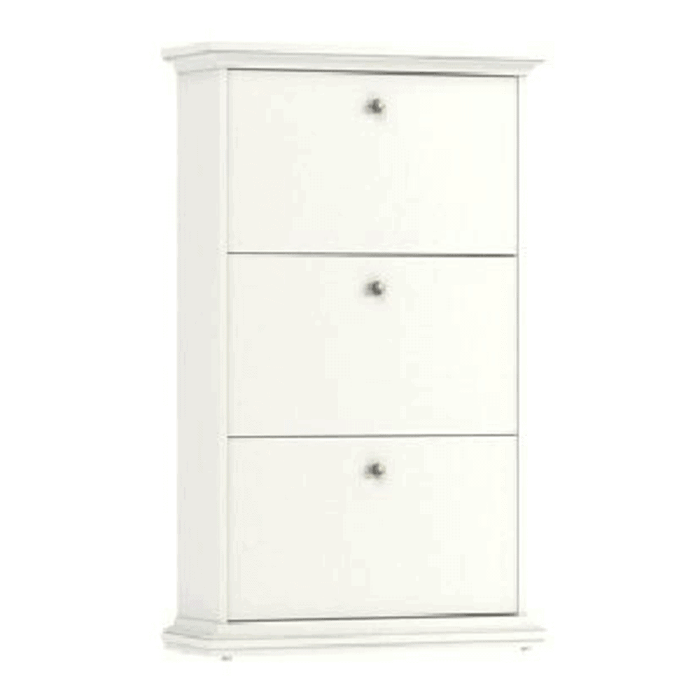 komoda-paris-trojsuplikova Pantofar 70309, PAL înfoliat/MDF lăcuit, alb, PARIS - imagine 1