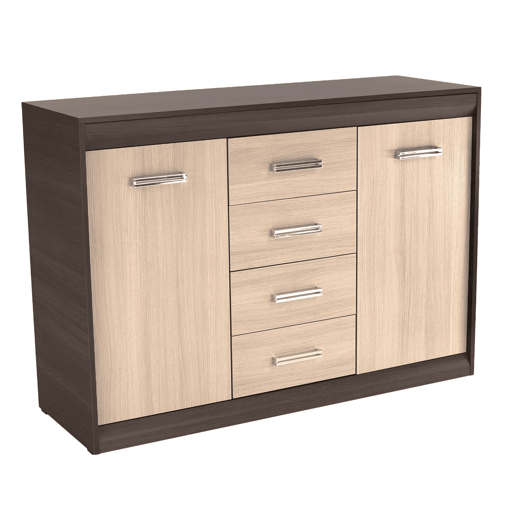 korina-01 Scrin combinat, stejar închis/stejar deschis, KORINA - imagine 1