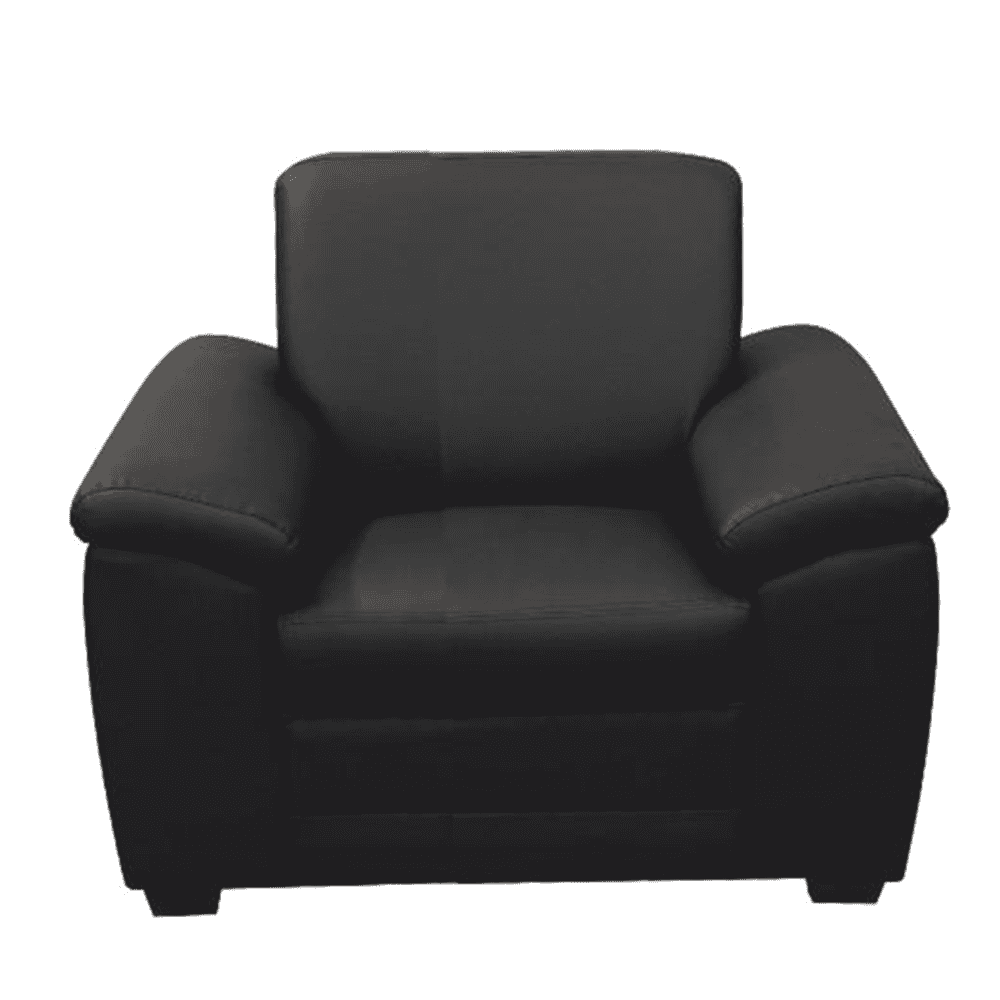 kreslo-cierna-biter-02 Fotoliu, piele eco neagră, BITER - imagine 1