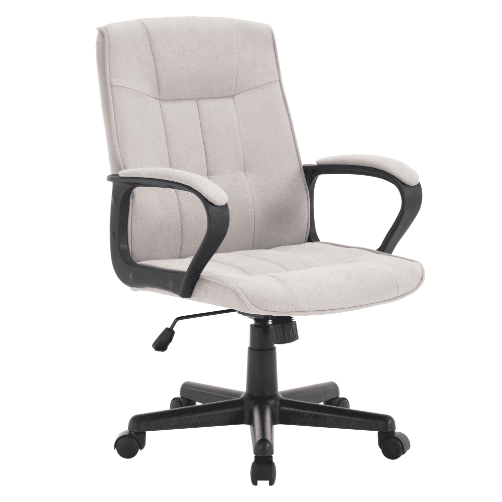 landis-kreslo-o-svetlosiva-01 Scaun de birou, gri deschis/negru, LANDIS - imagine 1