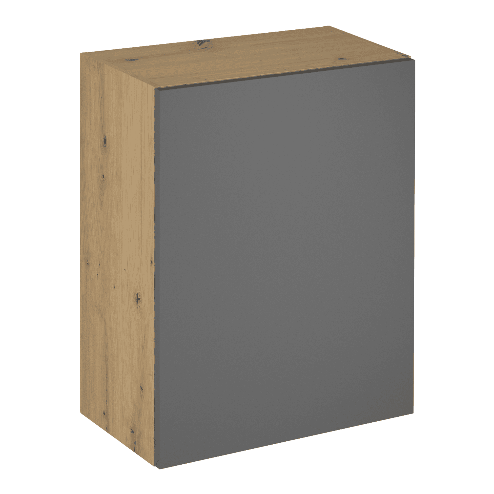 langen-g60-01 Dulap superior, stejar artizanal / gri mat, universal, LANGEN G60 - imagine 1