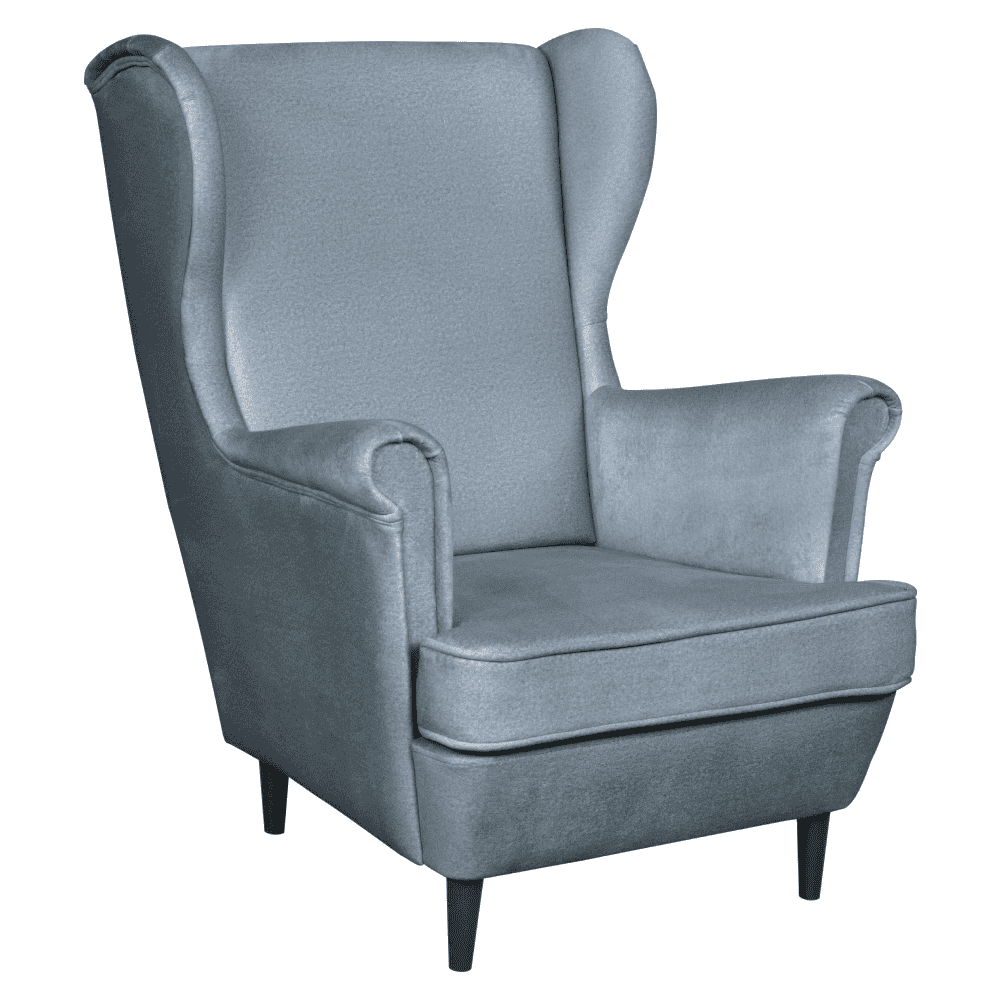 lefo-element-23-01 Fotoliu cu braţe, gri albăstrui/wenge, LEFO - imagine 1