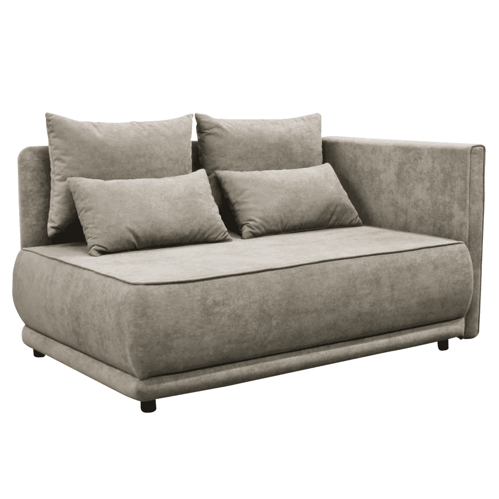 liami-pohovka-15-taupe-o-03-p Canapea extensibilă, bej gri Taupe, pe dreapta, LIAMI - imagine 1