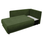 Canapea extensibilă, verde, LIAMI - imagine 6