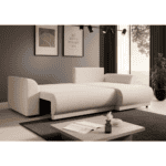 Set de canapea universal, bej, LIMON ROH - imagine 5