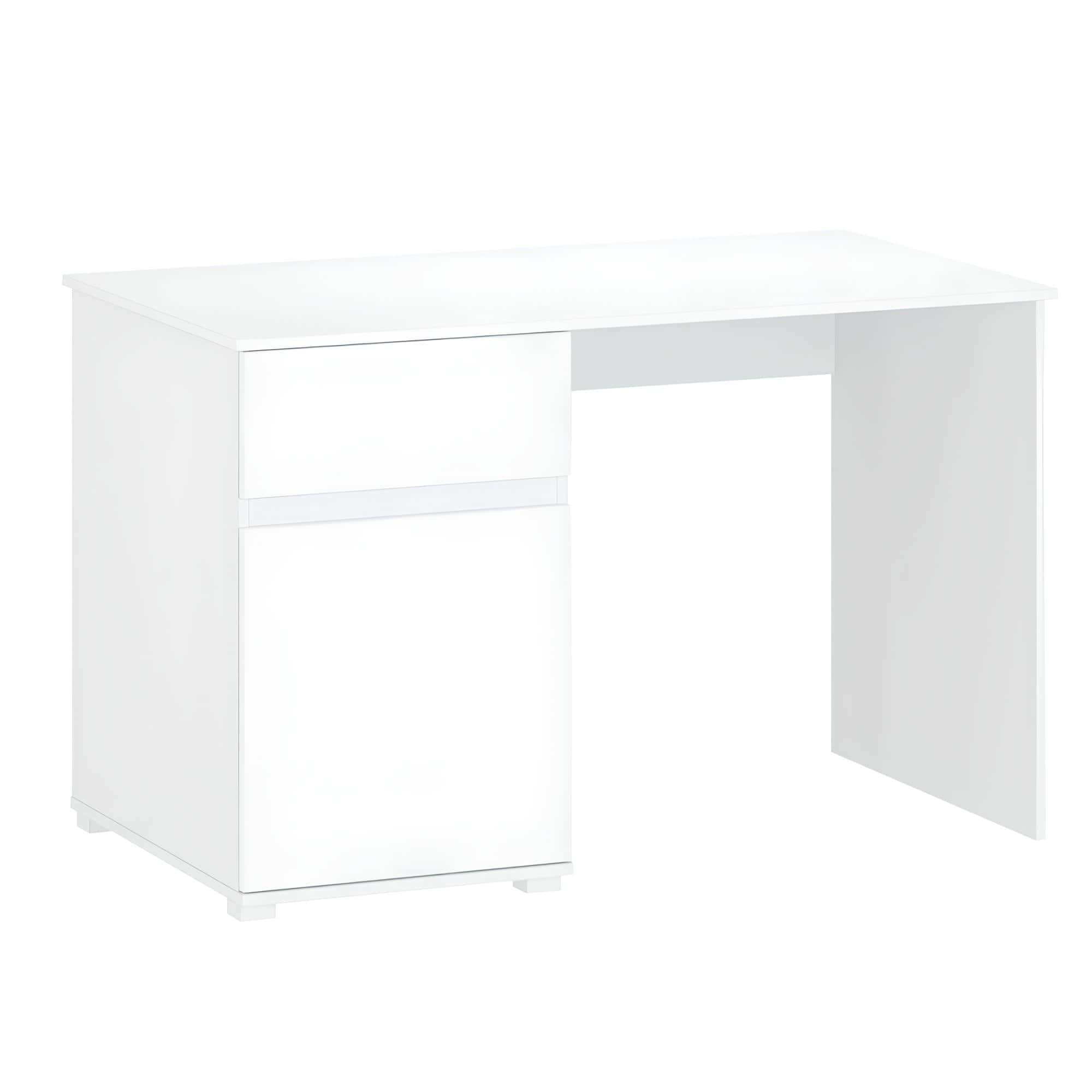 lindy-1D1S-stol-01 Birou PC 1D1S / 120, alb lucios, LINDY - imagine 1