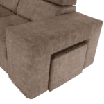 Set canapea, bej, pe stânga, MALAGA BIG - imagine 5