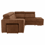 Set canapea, maro, pe dreapta, MALAGA - imagine 5