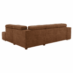 Set canapea, maro, pe dreapta, MALAGA - imagine 7