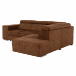 Set canapea, maro, pe dreapta, MALAGA - imagine 8