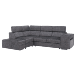 Set canapea, gri, pe stânga, MALAGA - imagine 9