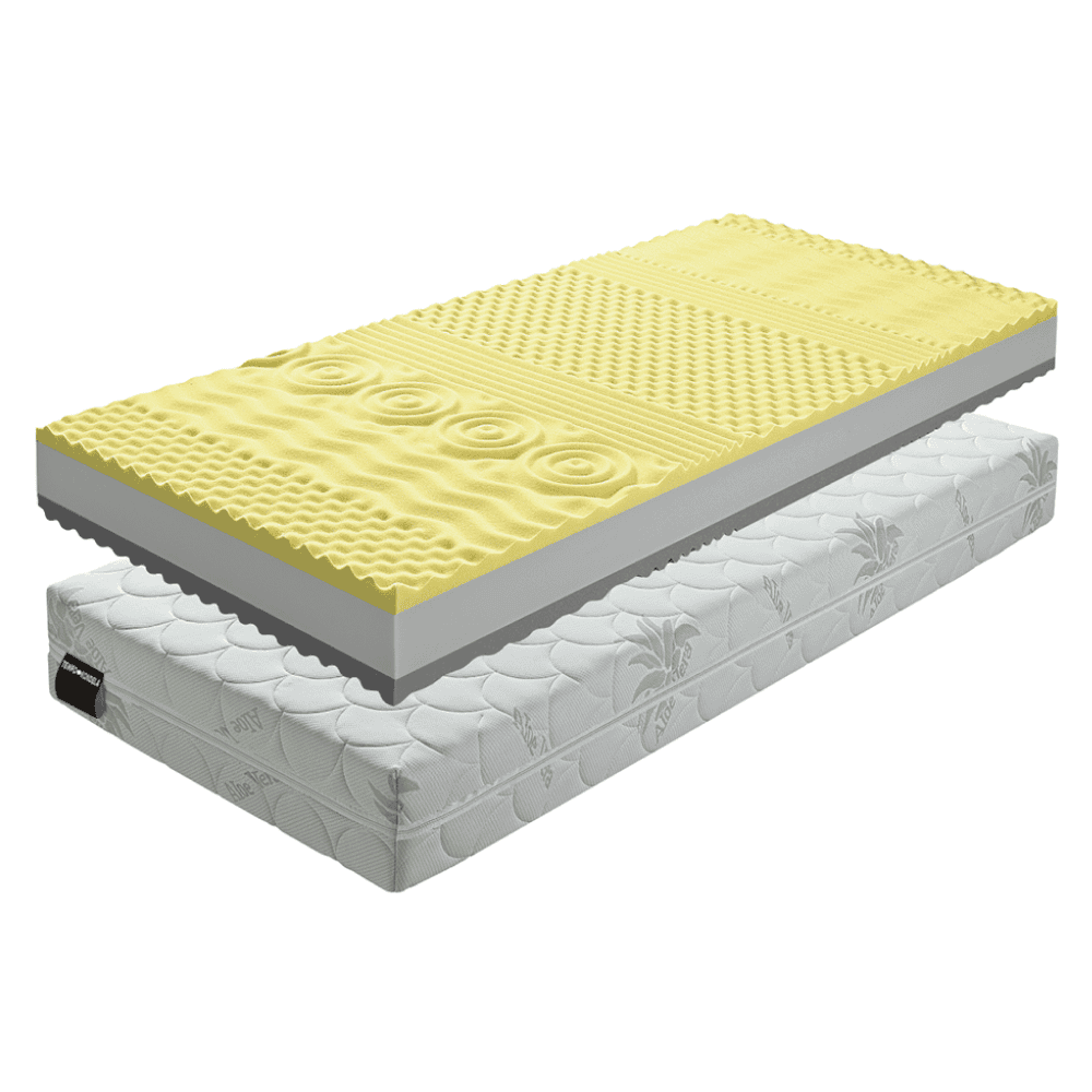 matrac-betempovisco-vsivka-hl Saltea, din spumă, 180x200, BE TEMPO VISCO - imagine 1