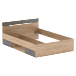 Pat, 140x200, stejar artisan/grafit, MICHIGAN NEW - imagine 2