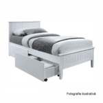 Pat, alb, 90x200, MIDEA - imagine 2