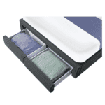 Pat cu somieră, 180x200, gri, MILARA - imagine 6