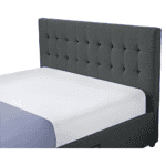 Pat cu somieră, 180x200, gri, MILARA - imagine 7