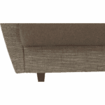 Canapea trei locuri, extensibilă, maro, MILO 3 locuri - imagine 5