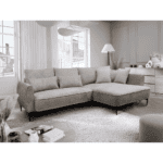 Set canapea, gri-bej Taupe, pe dreapta, MURIEL ROH - imagine 3