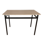 Set de sufragerie 1+4, stejar Sonoma / negru / maro, NAREN - imagine 4