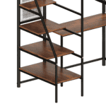 Pat înălţat cu barieră, 90x200, alb, NIVEN - imagine 5